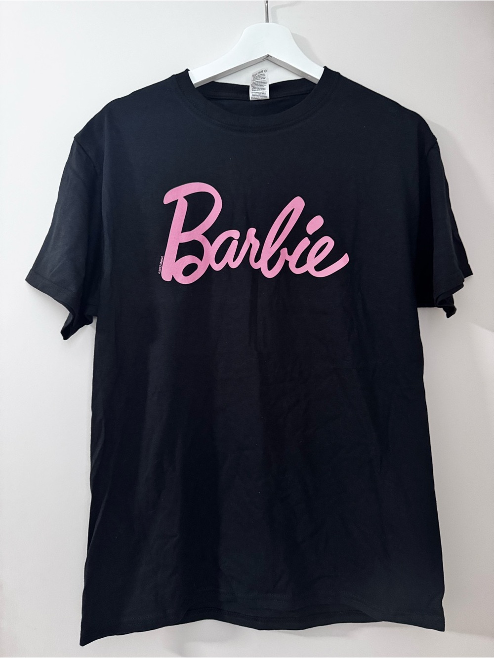 NWT Fruit of the Loom Barbie Black Tee M